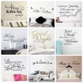 Quote Good night sweet dreams Wall Stickers Personalized Creative For Living Room Bedroom Art Decals wallstickers. 