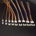 10Sets Micro JST 2.0 PH Male Female Connector 2/3/4/5/6/7/8/9/10-Pin Plug With terminal Wires Cables Socket 200MM 26AWG. 