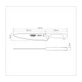 TRAMONTINA (BRAZIL) 1PCS 10" INCHES INOX STAINLESS PREMIUM BUTCHER/MEAT KNIFE. 