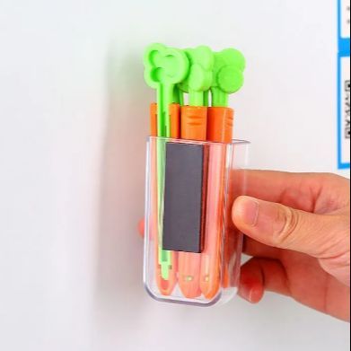 5 PCS Food Bag Sealing Clip Portable Carrot Shape Closure Clips Sealer Fresh Keeping Food Packaging