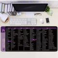 Shortcut Key Mouse Pad Large Office ps Lock Edge cad/wo/ai/excel/cdr/ppt Keyboard Table Mat Consignment. 