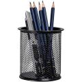Safdar Mart- Pen Holder, Pencil Holder, , Metal Square Desk Office Pen Organizer Black, Desktop Storage Colored Iron Pen, Office Supplies Stationery for Office, Classroom, Home (Multicolor & Black). 