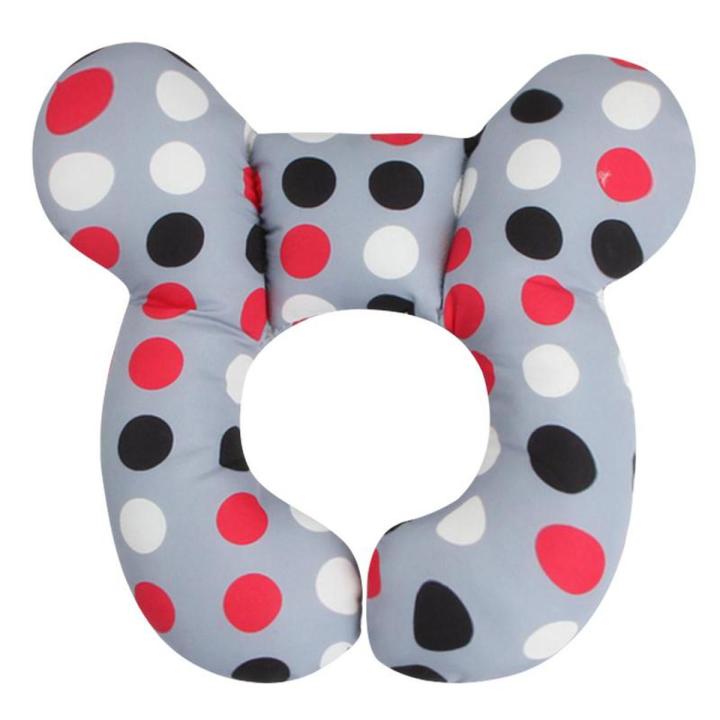 Travel Pillow For Baby Car Seat U-Shaped Travel Neck Pillow Cartoon Design Baby Travel Pillow For Head And Neck Support For