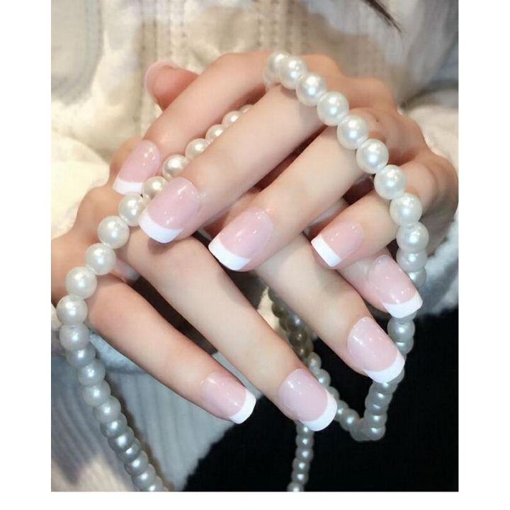 50 Natural French Short Nail Tips For Nails Makeup