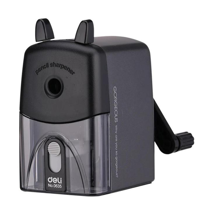 Deli Pencil Sharpener - 0635 - Grey