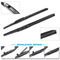 Car Wiper Blade For Honda Civic Sedan 26";+24"; 2006-2008 Auto Windscreen Windshield Wipers Window Wash Fit U Hook Arms. 