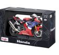 Honda CBR 1000RR-R Fireblade SP Red and Blue 1/12 Diecast Motorcycle Model by Maisto. 