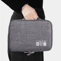 Portable Digital Storage Bags Organizer USB Gadgets Cables Wires Charger Power Battery Zipper Cosmetic Bag Case Accessories. 