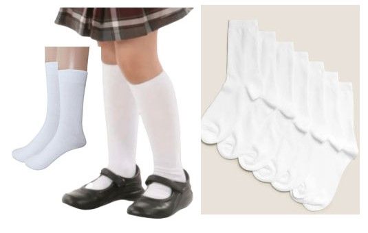 school socks for girls and boys pack of 3 pairs cotton socks for student 3 years to 15 years