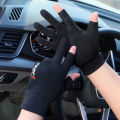 Outdoor Winter Fishing Gloves Waterproof Three Or Two Fingers Cut Anti-slip Climbing Keep Warm Hiking Camping Riding Gloves. 