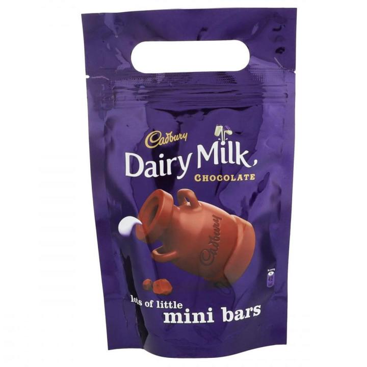 CADBURY DAIRY MILK CHOCOLATE MINIATURE POUCH 160 GM