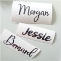 CUSTOMIZE Name Vinyl Sticker | Custom Logo Tag Waterproof Vinyl Label Decals. 