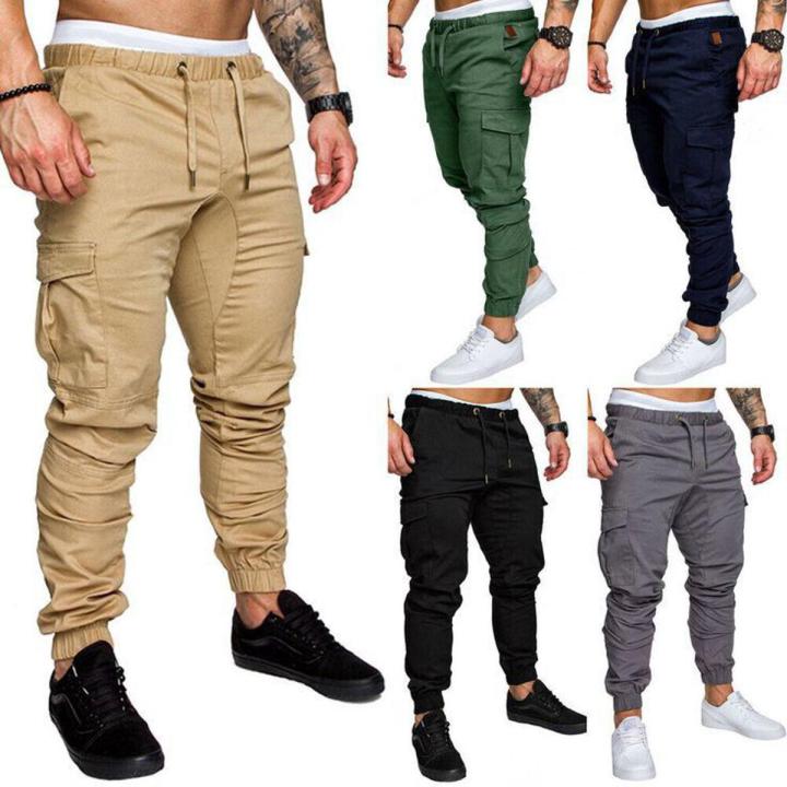 Cargo pant trousers for Men 6 pockets jogger