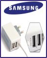 Mobile Charger With Extra 2 USB Charging Ports (2 USB Ports) Fast Mobile Charger with extra 2 USB Charging Ports for Simultaneously Charging 3 mobiles. 