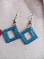 Resin earrings. 