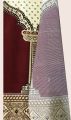Prayer Rug | Al-Badar Plain Prayer Rug | Jaa e Namaz | Maroon | 2ft x 4ft Size. 