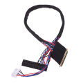 1PC New Arrival 40 Pin 1 Channel 6 Bit LED LCD LVDS Screen Cable For Display. 