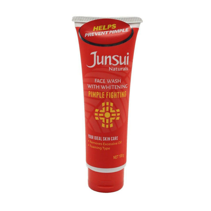 Junsui Natural Whitening Pimple Fighting Face Wash, 100gm Best Quality