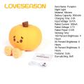 Led Night Light Adorable Pumpkin Night Light with Timer Adjustable Brightness Soft Silicone Led Lamp for Kids' Room Flicker-free Eye Protection Perfect Bedside Companion Rechargeable Night Light. 