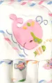 Newborn Baby Bath Gown With Hood And Face Towels Set. 