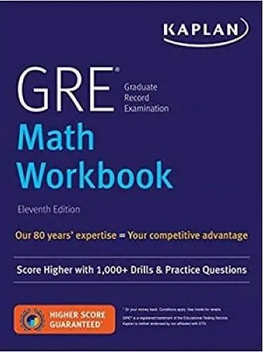 Kaplan GRE Math Workbook 11th Edition