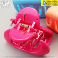 【Thai Hair Accessories】6 Pcs Thai Hair Catchers 2.75 inches - Unbreakable - Made in Thailand. 