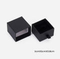 Pack of 12 Ring Box || Jewellary Organizer || Black Drawer Jewelry Box for Ring ||Packaging Storage Gift Boxes || Small Business Packaging Material. 