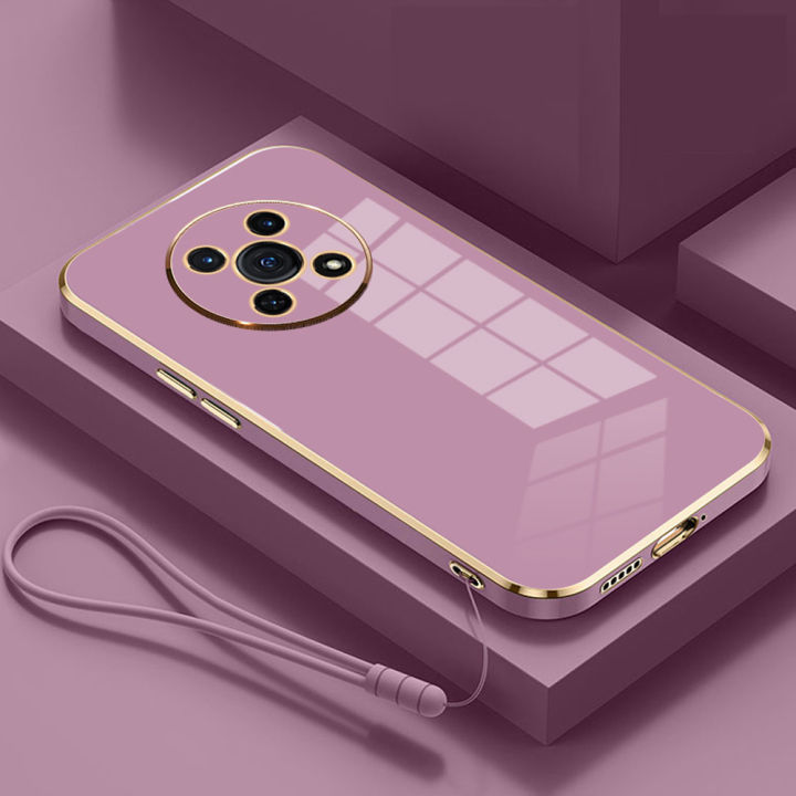 For Huawei nova Y90 Case Huawei nova Y90 Phone Case CTR-LX2 CTR-LX1 Case Luxury Square Plating Shockproof Back Cover