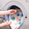 Pack of (04Pcs) Laundry Balls For Washing Machine Cleaning Clothes Hair Removal Lint Wash. 