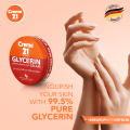 Creme 21 Germany Glycerin Cream 99.5% Pure Glycerin  with Pro Vitamin B5 & Vitamin E Almond oil all Skin Types 125ml / 250ml. 