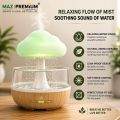 MAZ PREMIUM Cloud Rain Humidifier with 7 Color LED Lights – USB Essential Oil Aroma Diffuser, Rain Cloud Night Light, Waterfall Mist Air Humidifier for Bedroom, Office & Home Decor. 