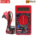 TITAN DT-830D Digital Multimeter with probe volt resistance meter. 