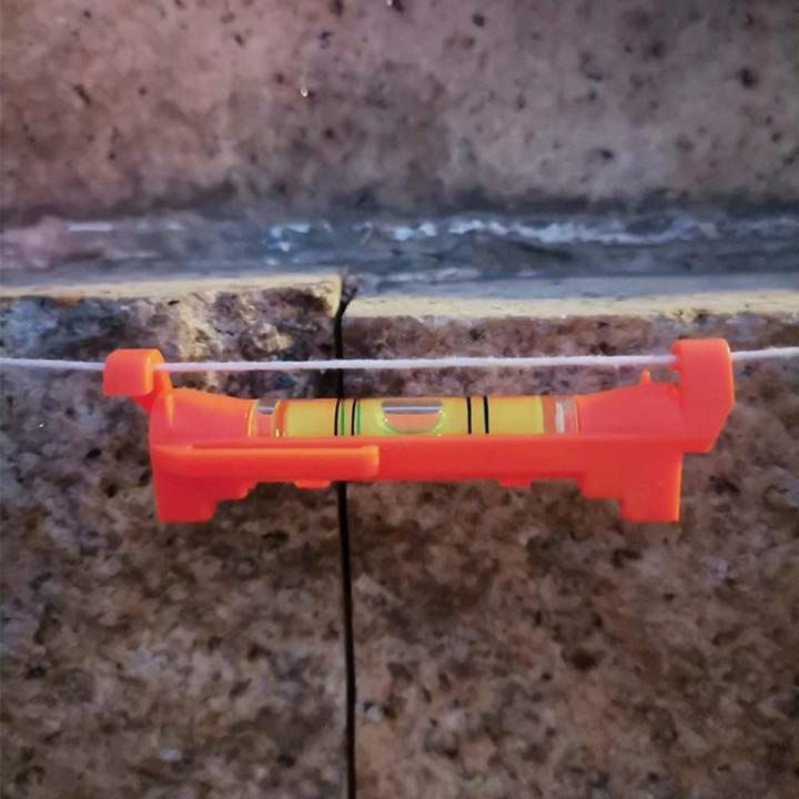 4Pcs String Level Hang Line Bubble Levels (Red)