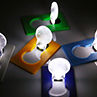 Portable Ultra-thin Mini LED Wallet Pocket Credit Card Size Lamp Night Light. 
