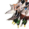 Modeow High-quality Duck Ornament Waterfowl Hunting Christmas Ornaments Set Duck Hunting Decor for Car Tree Festive Car Mirror Hanging Decoration Buyer's Favorite Rustic Hunting Ornament. 