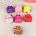 Mini Backpack Keychain Cute Zipper Schoolbag Keyring For Coin Purse Pendant Fullhouse. 