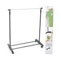 Mobile Clothes Rack Single Rail. 