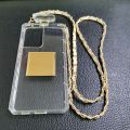 Suitable for Apple iPhone 15 Phone Case Perfume Bottle Diamond Material / Perfume Bottle Acrylic Two-in-One Material. 