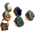 Natural Crystal Cluster Ring Stone Crystal Handmade Ornament Diamond Colorful Natural Stone Rings for Women Men. 