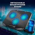 F2 PLUS COOLCOLD GAMING COOLER 3 BIG FANS COOLING PAD. 