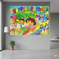 Dora The Explorer Banner - 36 Inch By 24 Inch - Birthday Banner - Dora Themed Party - Multicolor - Girls - Pack Of 1. 