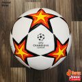 Champion league Soccer Foot Ball 2021 Size 5 with free Nozzle by King Sports. 
