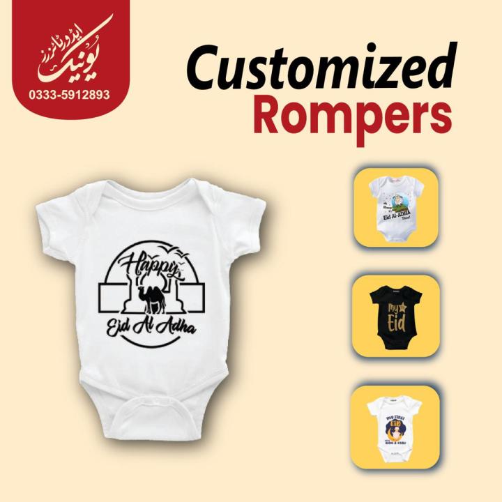 Customize your own Newborn Infant Boy Girl Baby Romper Outfit Clothes, Personalized baby bodysuits, Custom Baby Clothes, Baby shower Gift, Personalized Photo, Great for Photo Shooting, Cute Baby Rompers