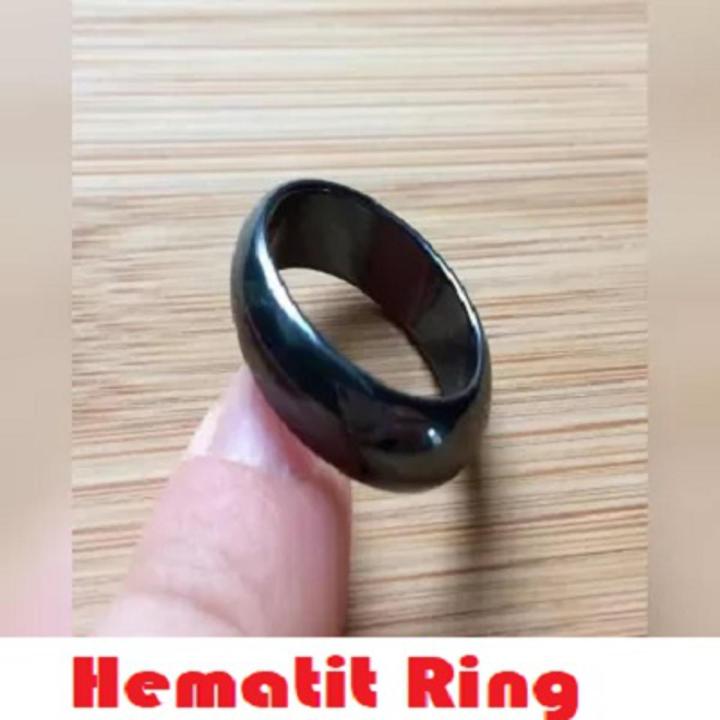 Energy absorb Jewellery. Lovely Hematit Black Ring For Women/Men