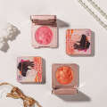 CDE Smart Girls' Book powder blusher nude makeup natural enhancement orange pink affordable universal expansion color. 