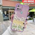 JIUMOO Case For Infinix Hot 10i Case Oil Painting Beautiful Starry Sky Thin Shockproof Square Edge Silicone Casing Full Lens Cover Camera Protect Cases Softcase. 