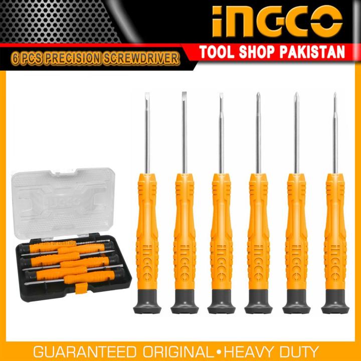 Ingco 6 pcs Precision Screwdriver Set