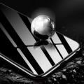 For iPhone 6 / 6S Luxury Hybrid Tempered Shine Back Glass Soft Silicone Bumper Cover Case. 