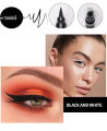 Julystar Cool Black Seal Eye Linerer Water Proof Non-Smudge double-ended Eye liner  1.6g  J402-007. 