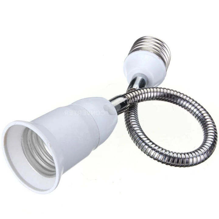 E27 LED Bulb Lamp Holder Flexible Extension Adapter Converter Three Sizes Available